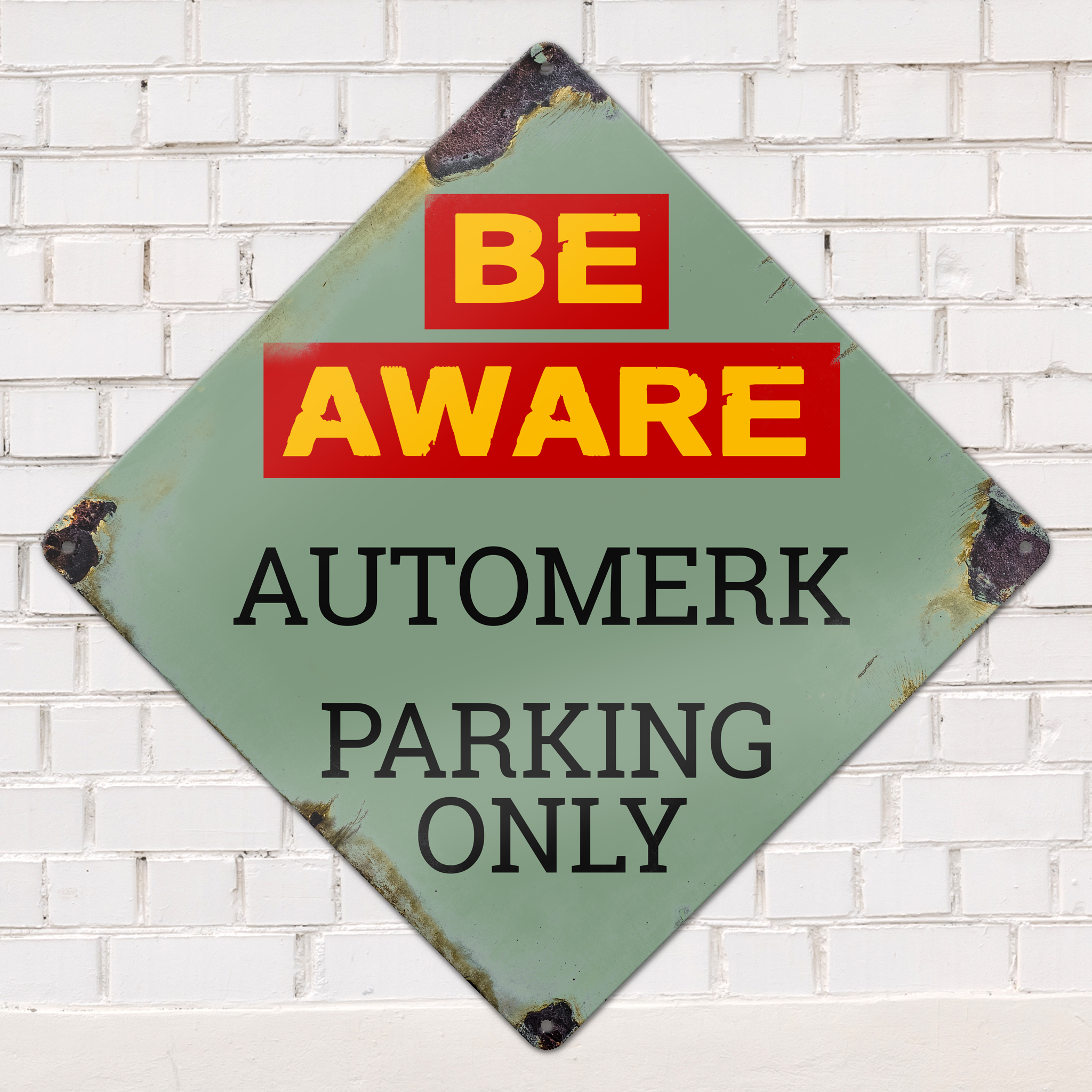 GOZI TIN - 011 Be Aware Automerk - 30x30R