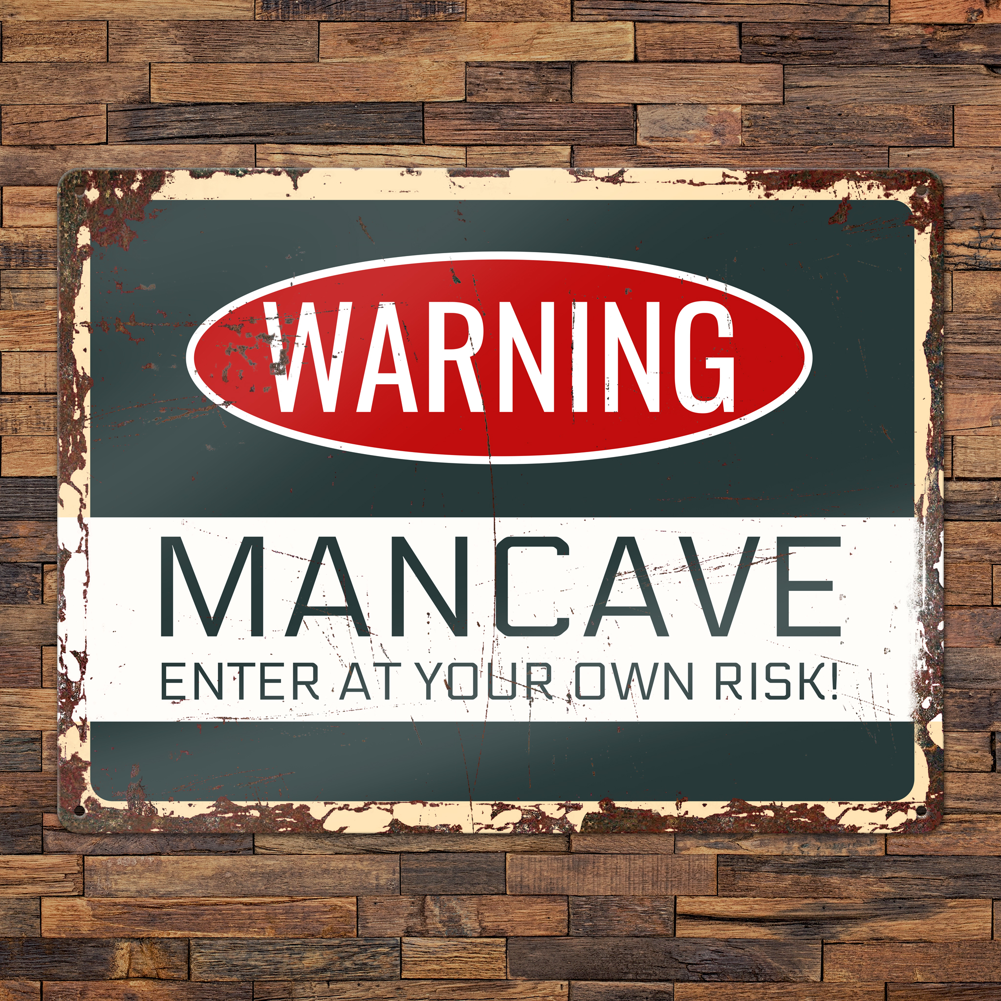 GOZI TIN - 016 Warning - 40x30